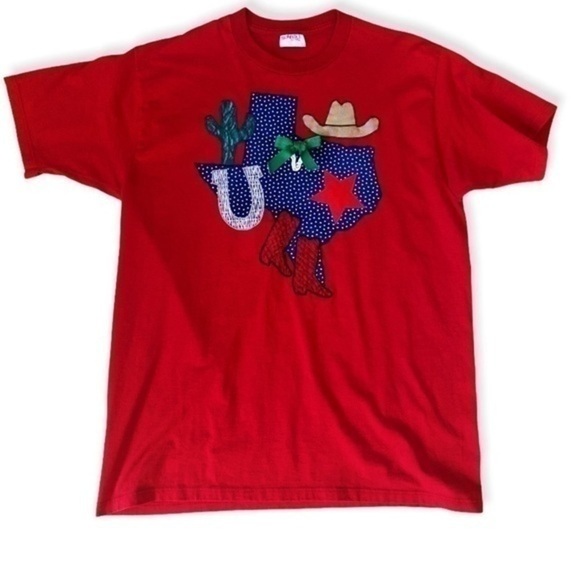 Tops - TEXAS Quilt Tee Size Large